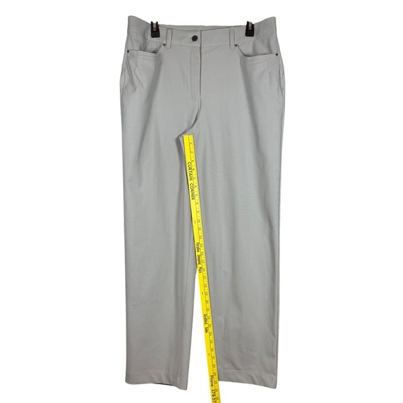 NWT LULULEMON City Sleek 5 Pocket Wide Leg Pant Full Length Silver Drop, Size 32 - Picture 8 of 13